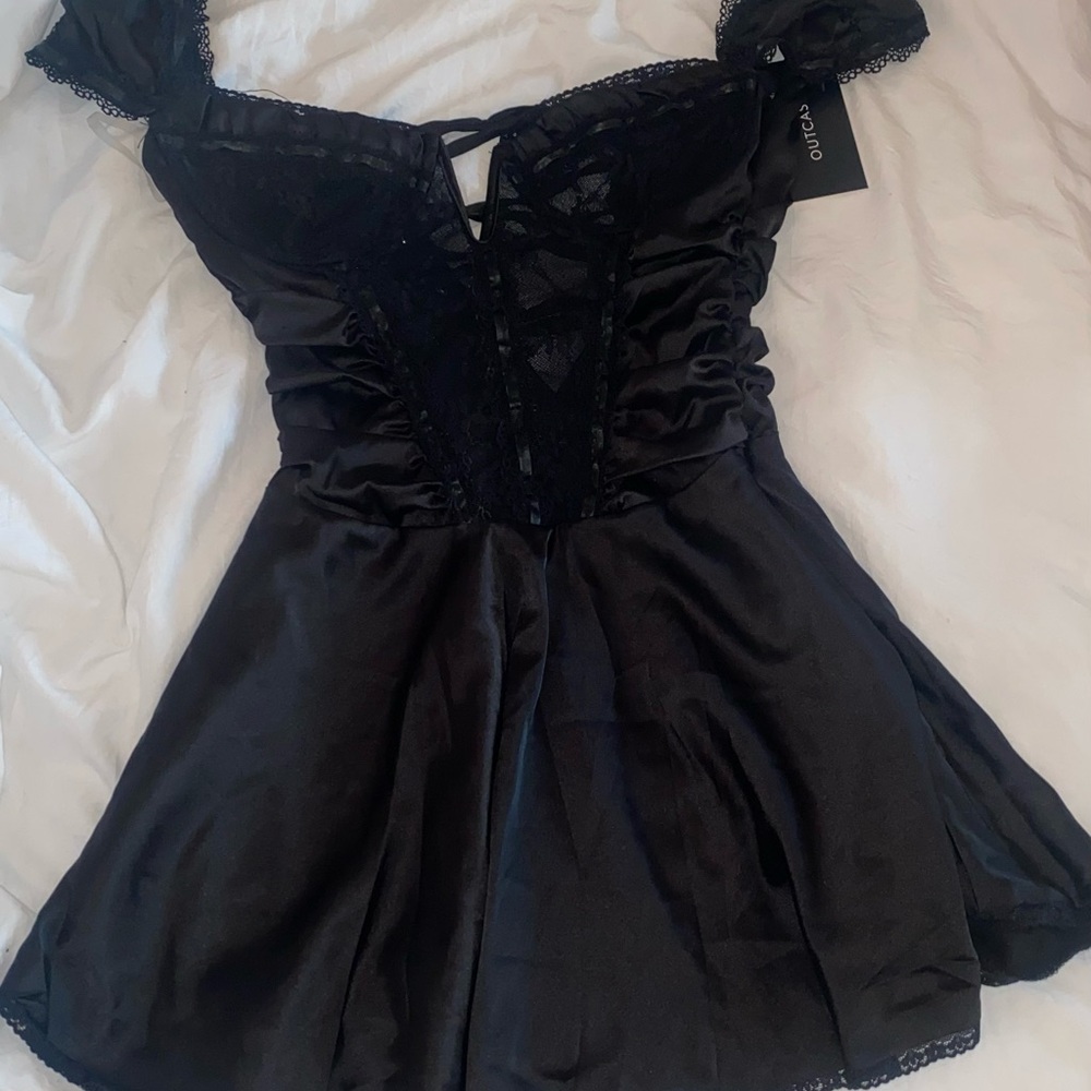 outcast delta mini dress - small - NWT